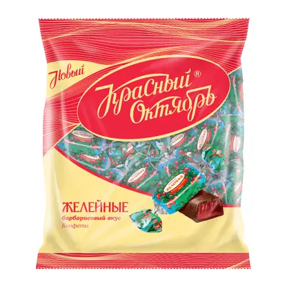 Изображение товара Конфеты Красный октябрь Желейные с барбарисовым вкусом 250г