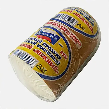 Плавленый продукт Рязанский колбасный копченый 25% 300г