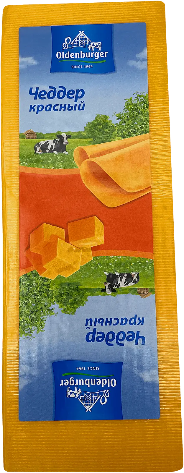 Сыр Oldenburger Чеддер красный молочный полутвёрдый 45% весовой Сыр Oldenburger Чеддер красный молочный полутвёрдый 45% весовой