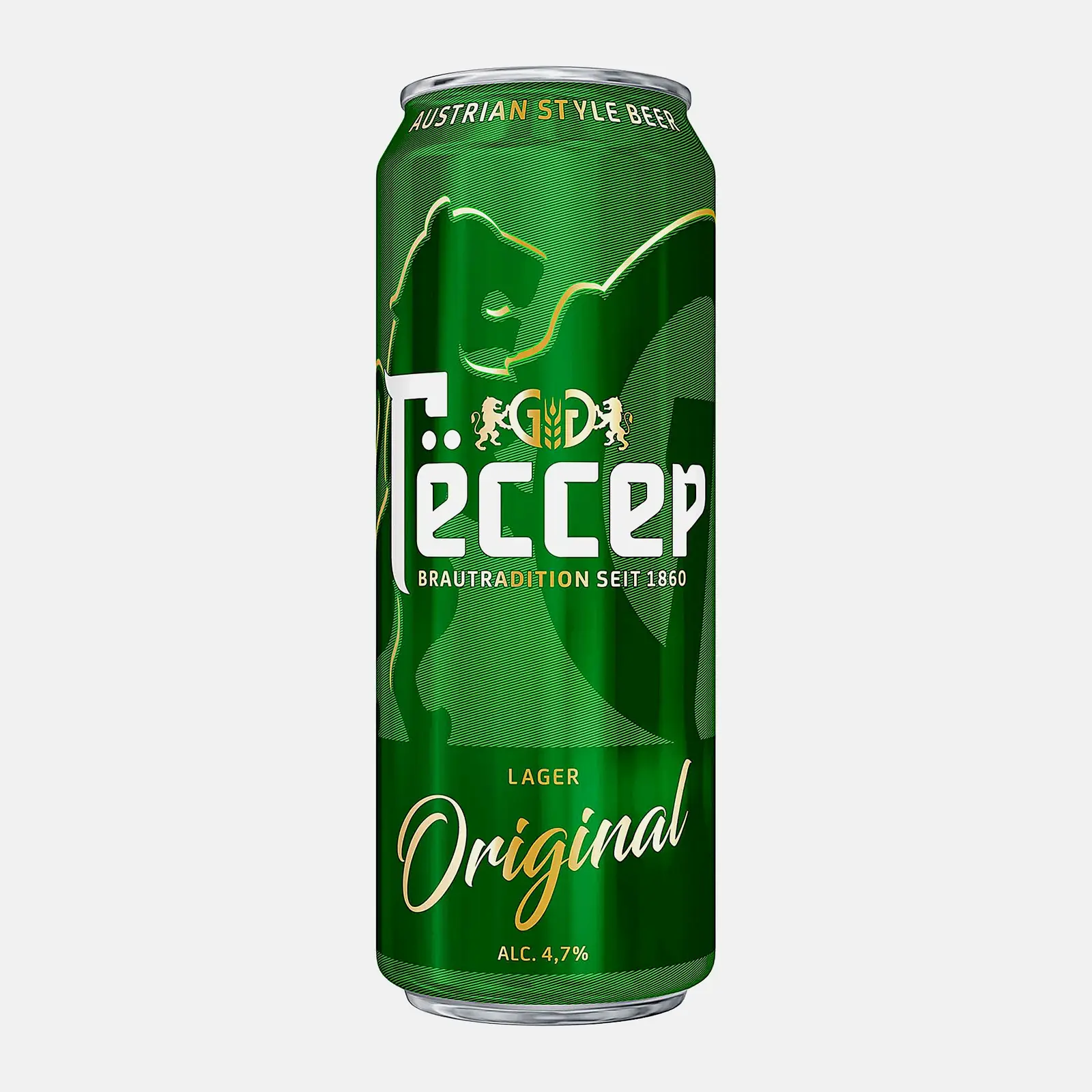 Изображение товара Пиво Гессер светлое фильтрованное 4.7% 430мл