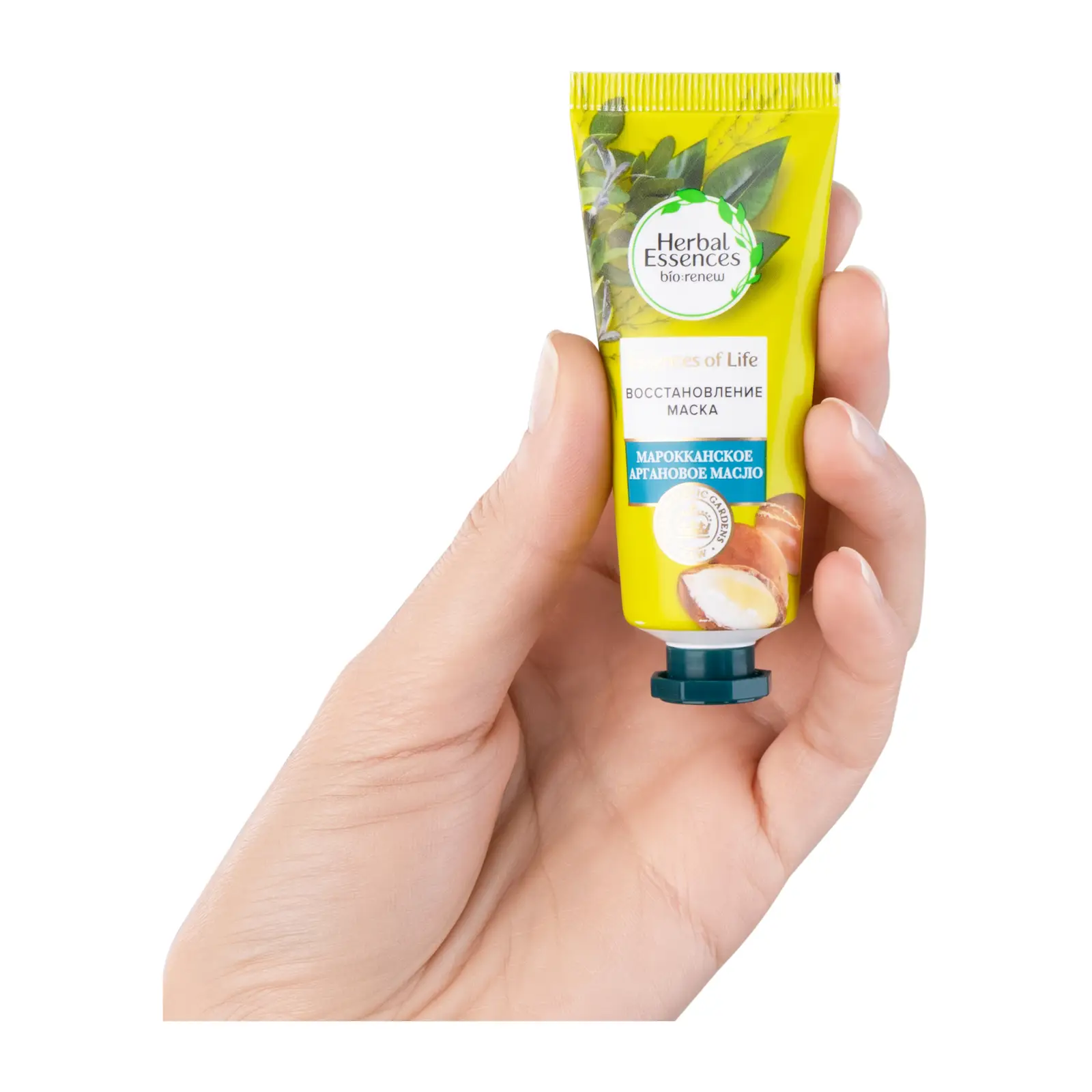 Маска для волос Herbal Essences с марокканским и аргановым маслом 25мл