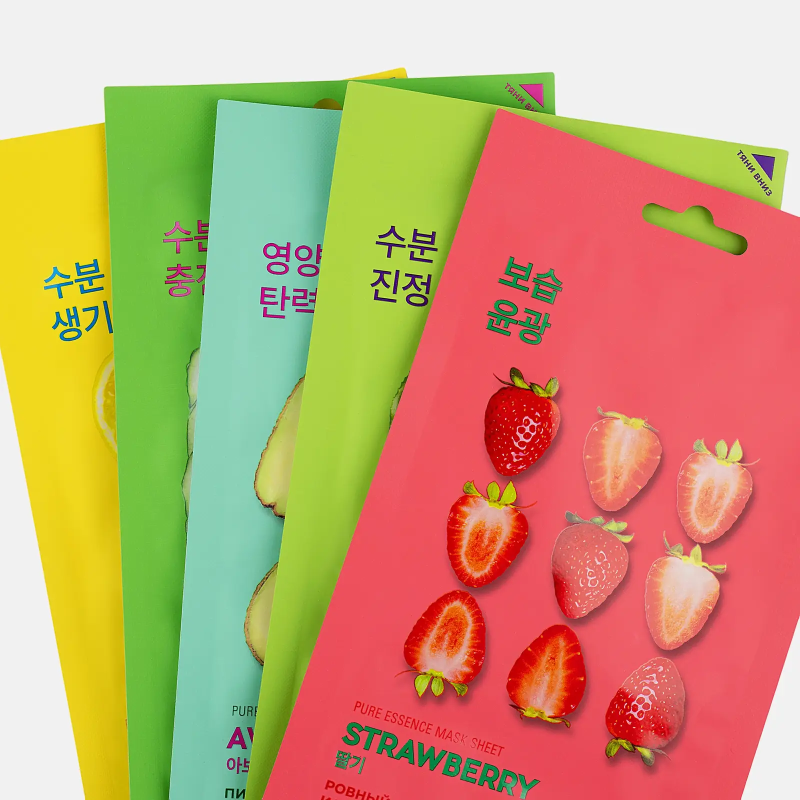 Маска для лица Holika Holika тканевая Strawberry 23мл