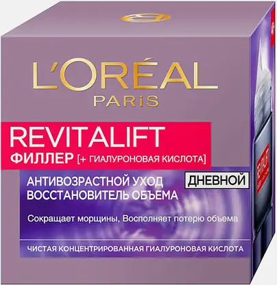 Крем для лица L’Oréal Paris Дневной антивозрастной Revitalift Филлер против морщин 50мл