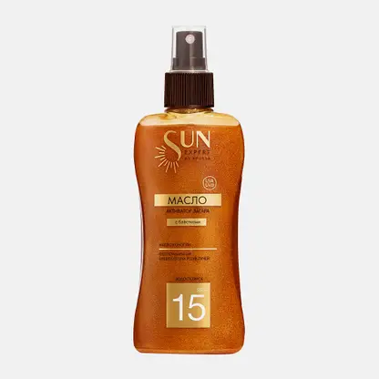 Масло-спрей для тела Krassa Sun Expert активатор загара SPF15 180мл