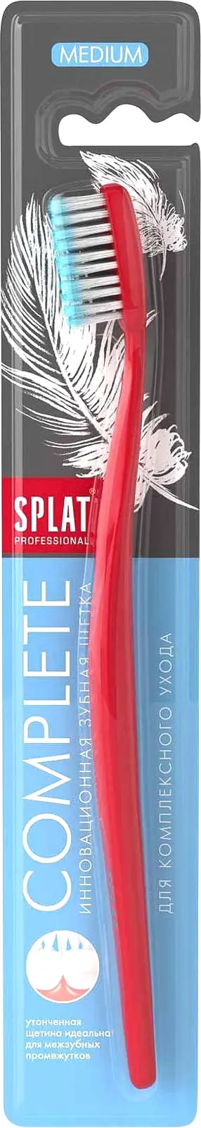 Изображение товара Зубная щетка Splat Professional Complete средней жесткости для бережной чистки