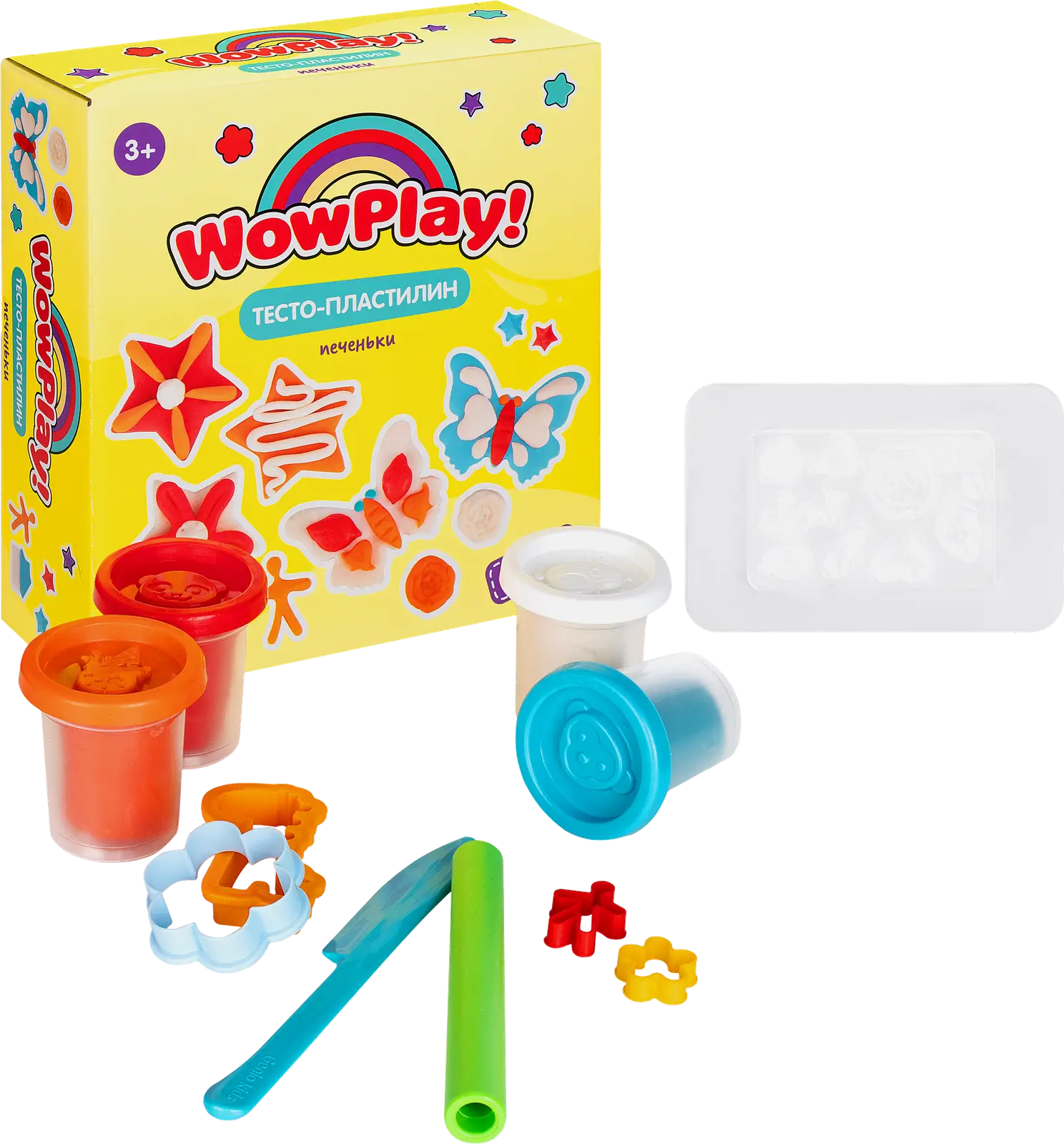 Набор для детской лепки Wow Play Печеньки TA2063 201г 18*19*6.5см - фото 3