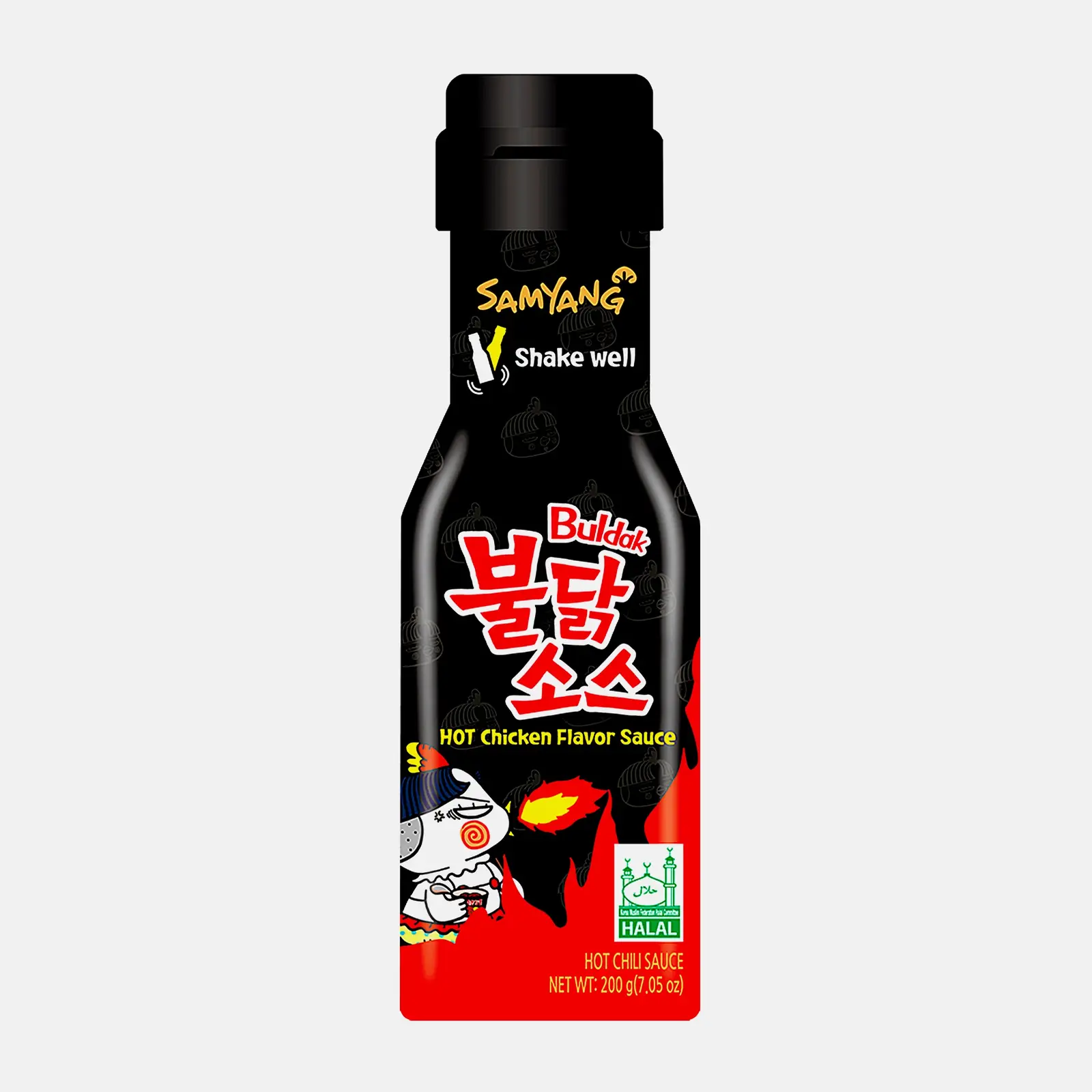 Изображение товара Соус острый со вкусом курицы Булдак Samyang 200 г острый соус для блюд