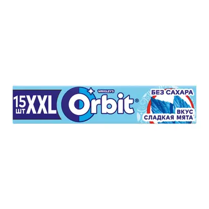 Изображение товара Жевательная резинка Orbit XXL Сладкая мята без сахара 20.4г