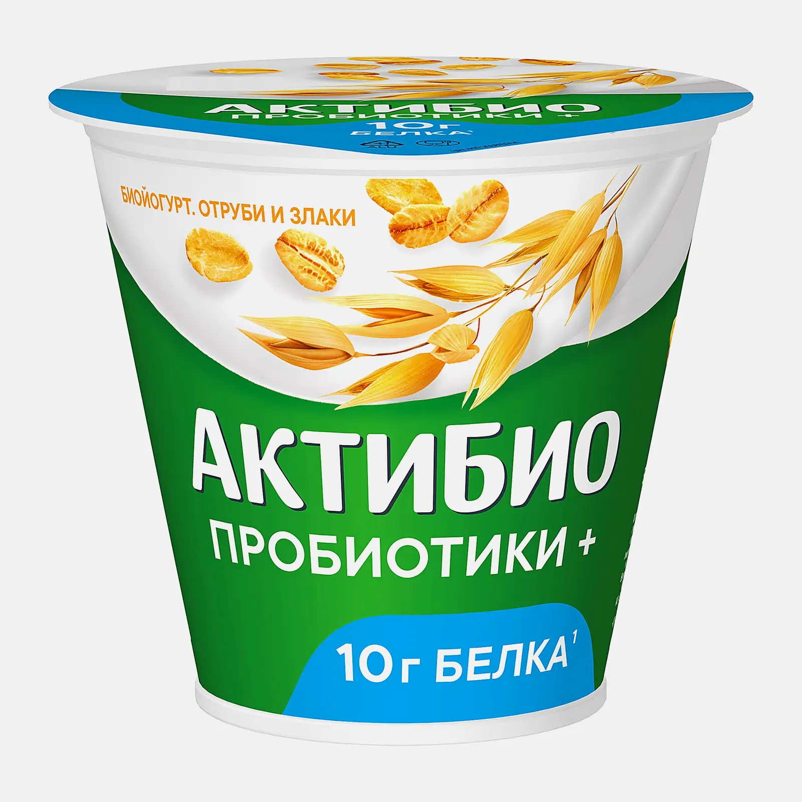 Биойогурт Актибио отруби злаки 2.9% 220г