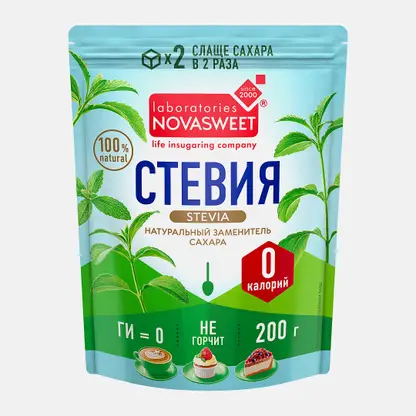 Подсластитель Novasweet Стевия 200г