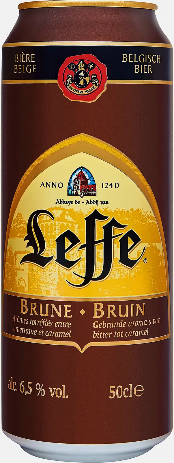 Изображение товара Пиво Leffe Brune темное фильтрованное 6.5% 500мл