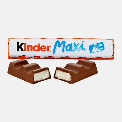 Молочный шоколад Maxi с молочной начинкой Kinder 21г