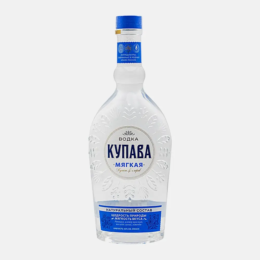 Изображение товара Водка Купава Мягкая 40% 500 мл - Купить Водку в России