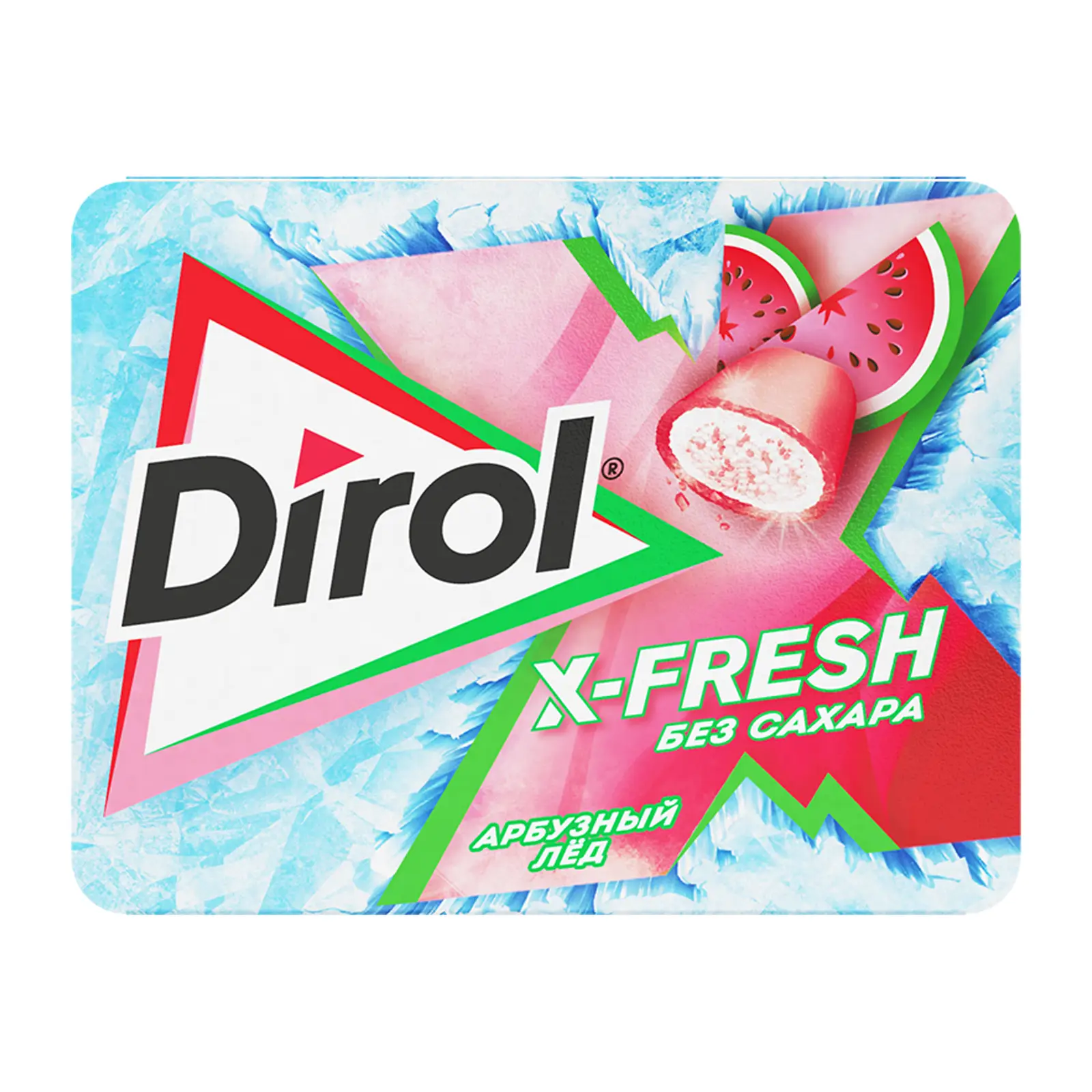 Изображение товара Жевательная резинка Dirol X-Fresh Арбузный лед 16г