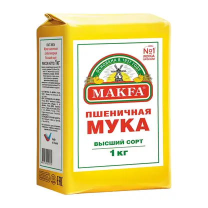 Изображение товара Мука Makfa Пшеничная 1кг