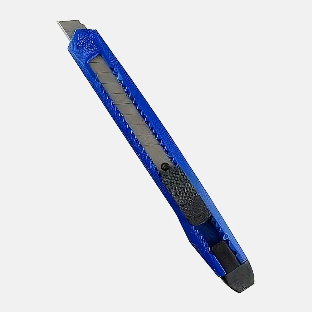 Нож канцелярский Комус Attache с фиксатором 9мм в ассортименте - фото 2