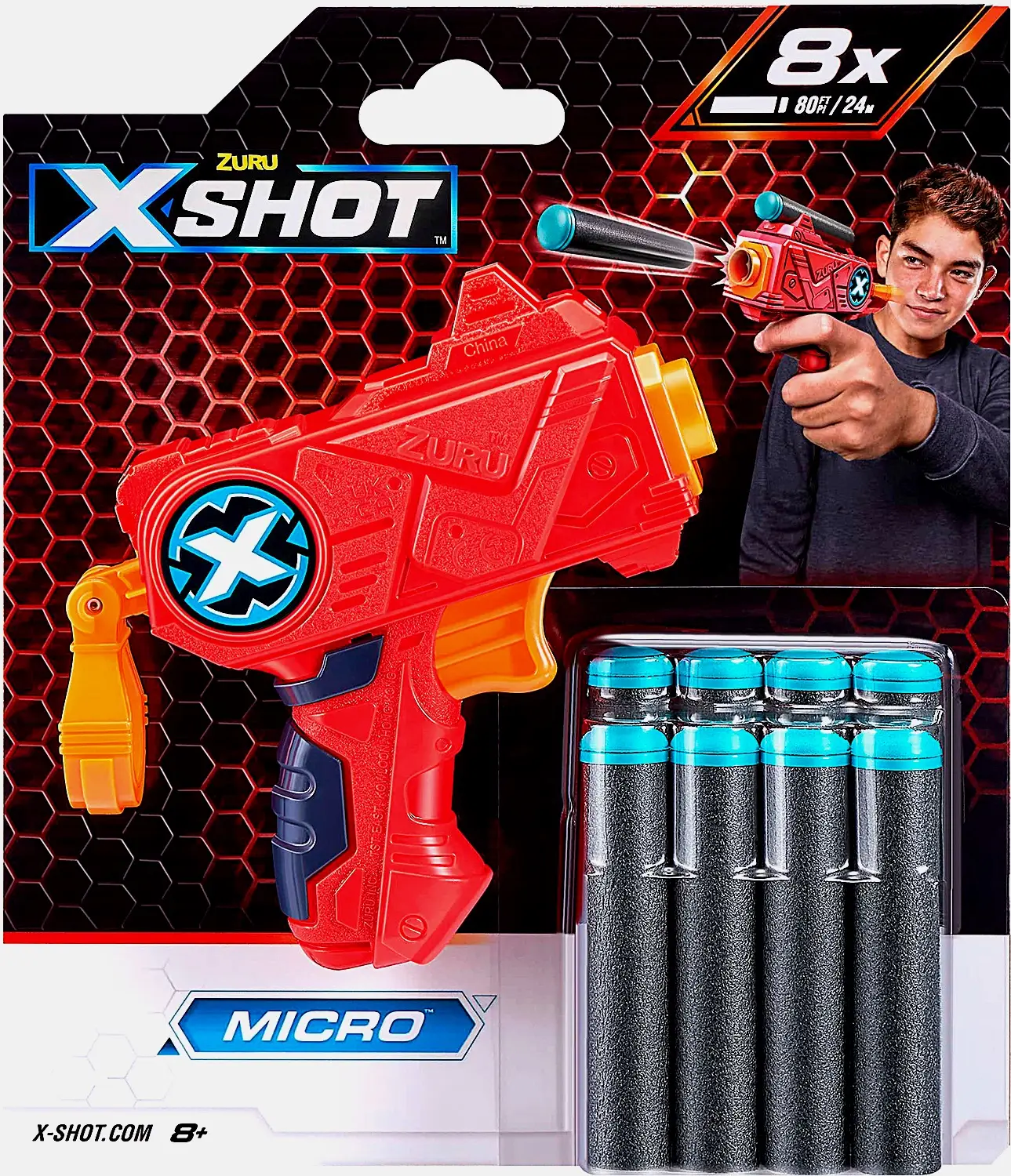 Игрушка Бластер X-Shot micro 16.5*12.5*4.5см