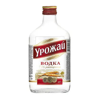 Изображение товара Водка Урожай на расторопше 40% 250мл натуральный алкогольный напиток