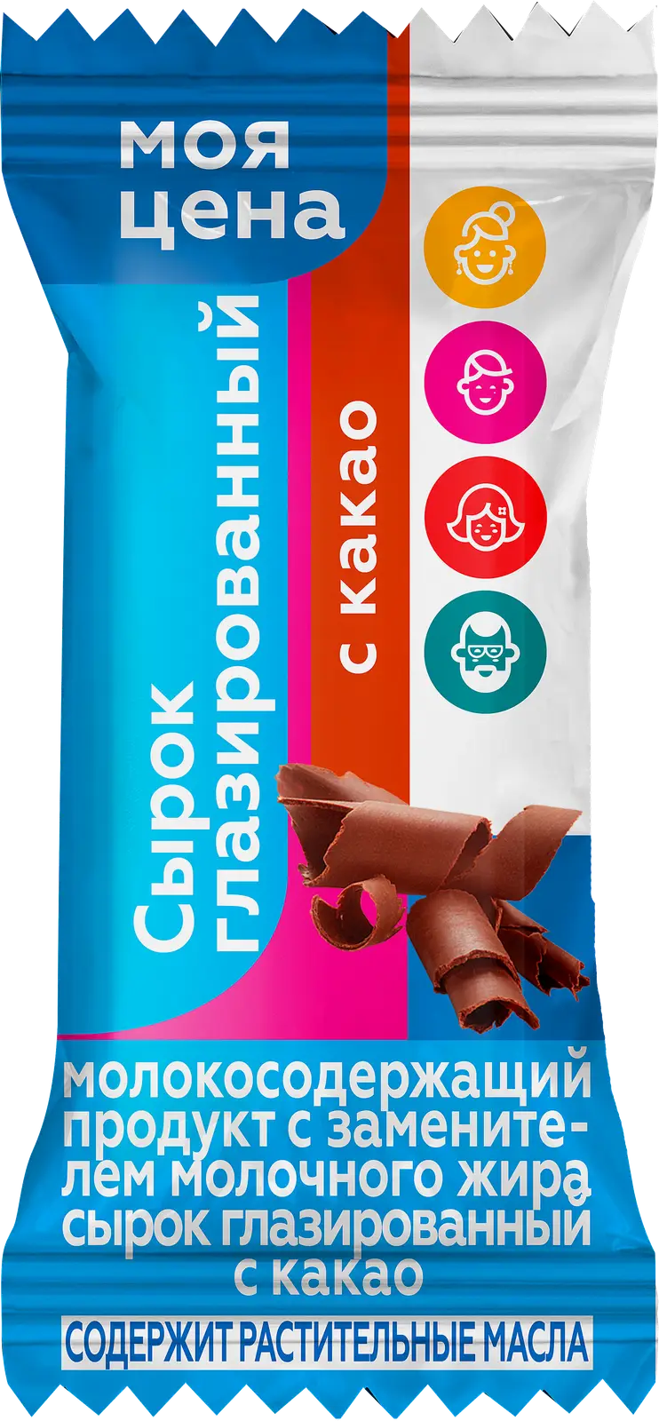 Изображение товара Сырок Моя цена с какао глазированный с ЗМЖ 38г