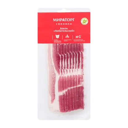 Изображение товара Бекон Мираторг Любительский 260г