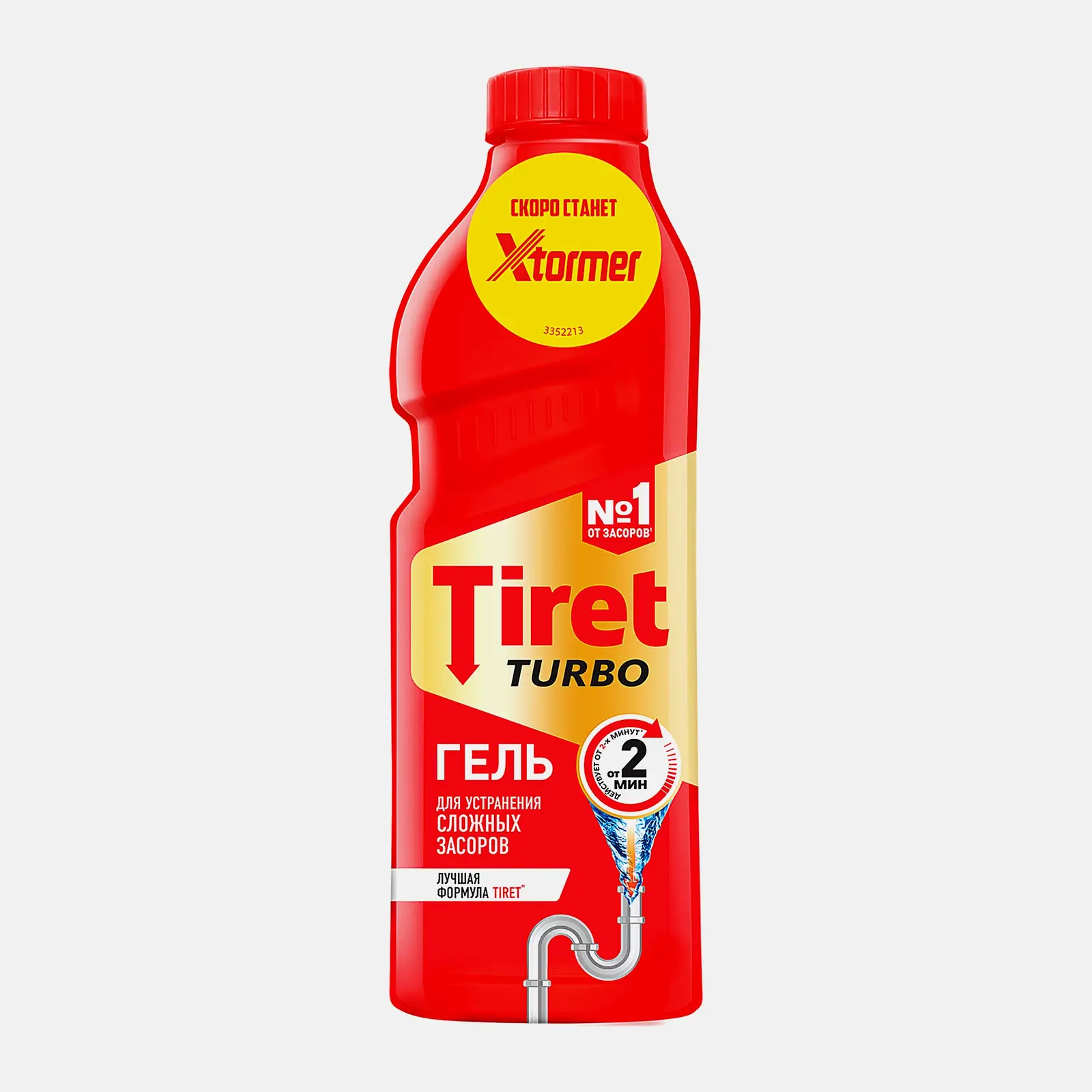 Гель для устранения засоров Tiret Turbo 1л