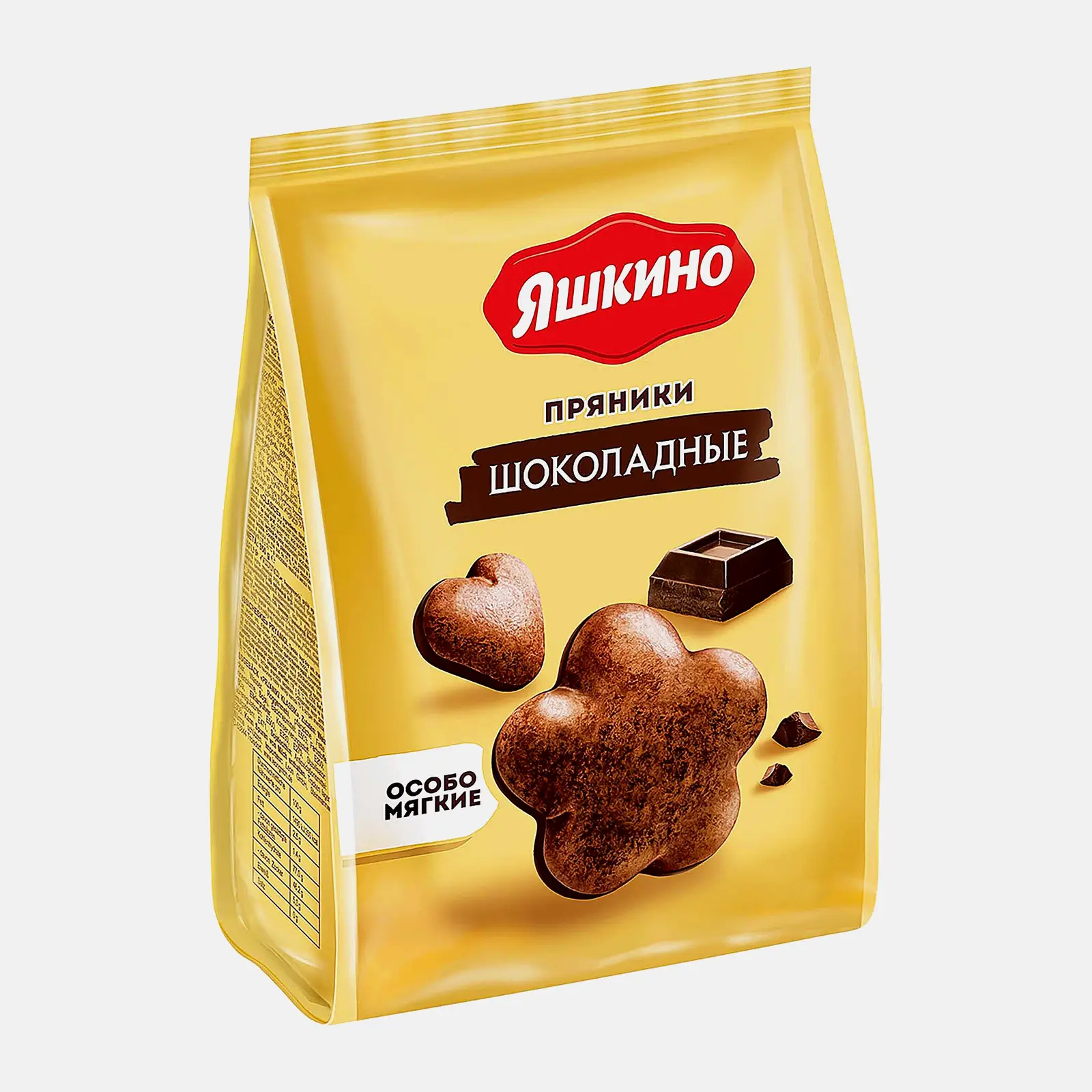 Изображение товара Шоколадные пряники Яшкино 350г с оригинальной формой и глазурью