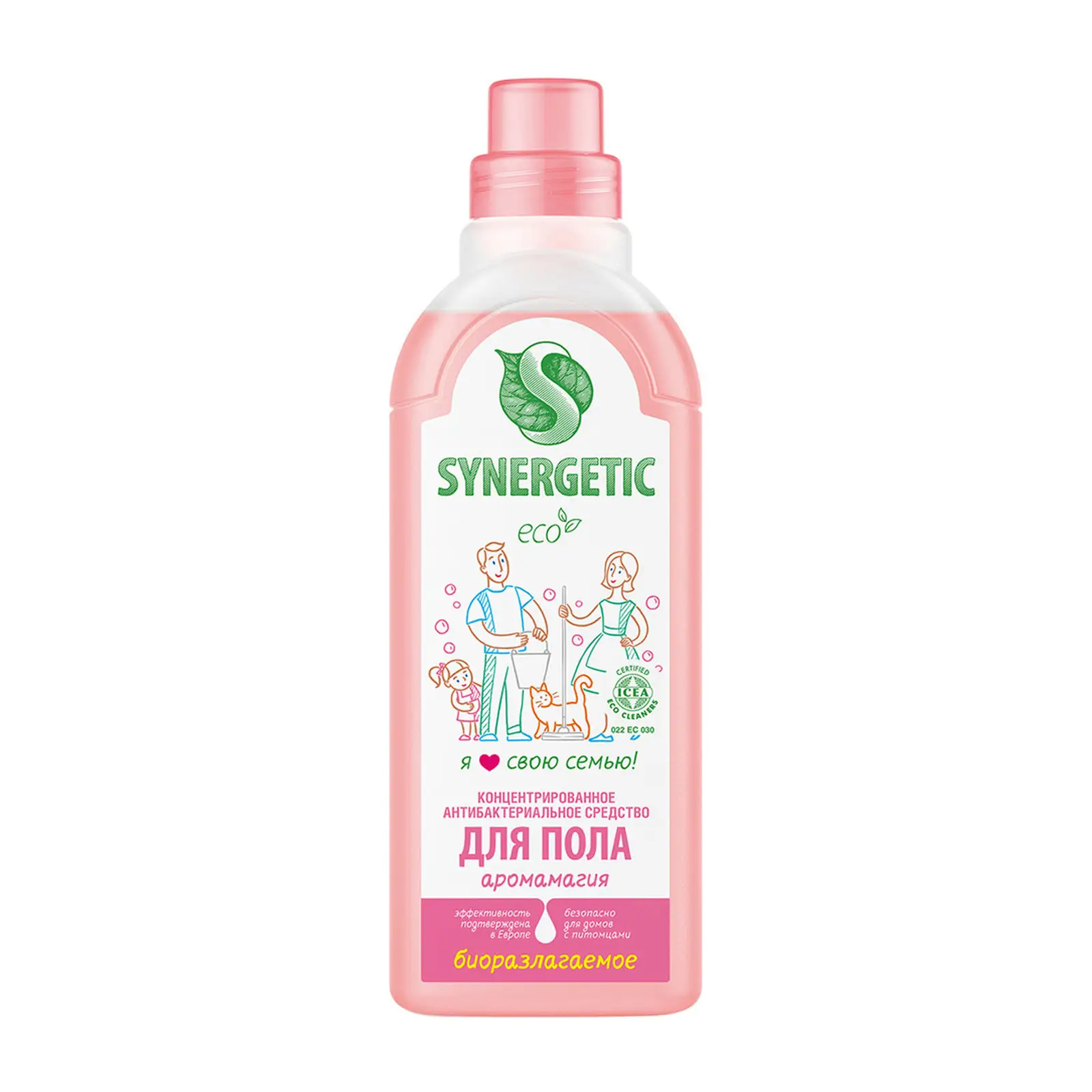 Средство для мытья пола Synergetic аромамагия 750мл