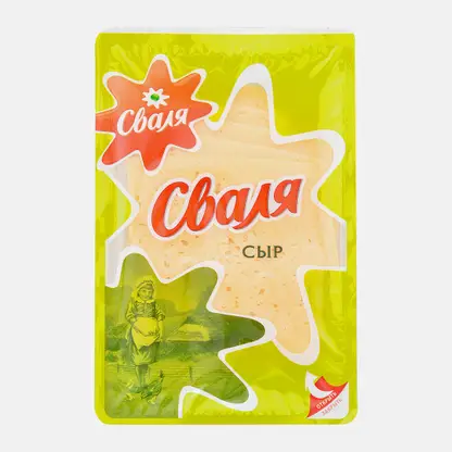 Сыр Сваля Тильзитер нарезка 45% 125г