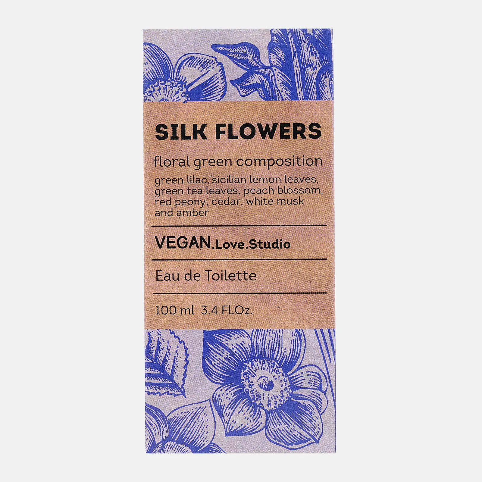 Туалетная вода Silk Flowers Vegan Love Studio женская 100мл