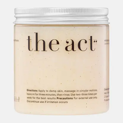 Скраб-бальзам для тела The Act соляной Кокос 300г