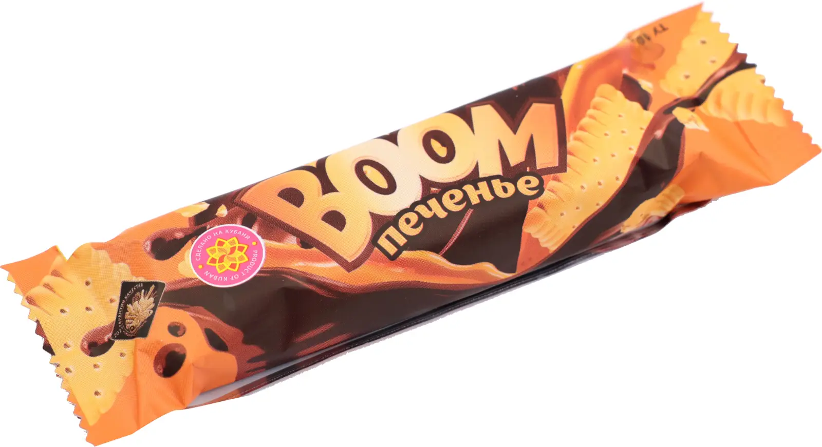 Батончик c карамелью и печеньем Boom 42г