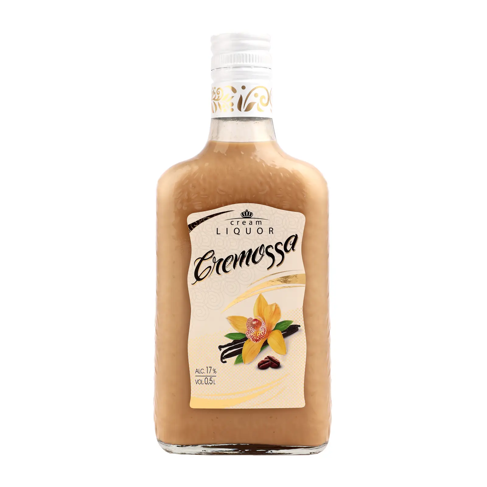Изображение товара Ликер Кремосса 17% 500 мл сливочный кофейный напиток сладкий