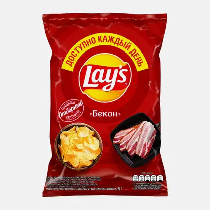 Чипсы Lays Бекон 70г