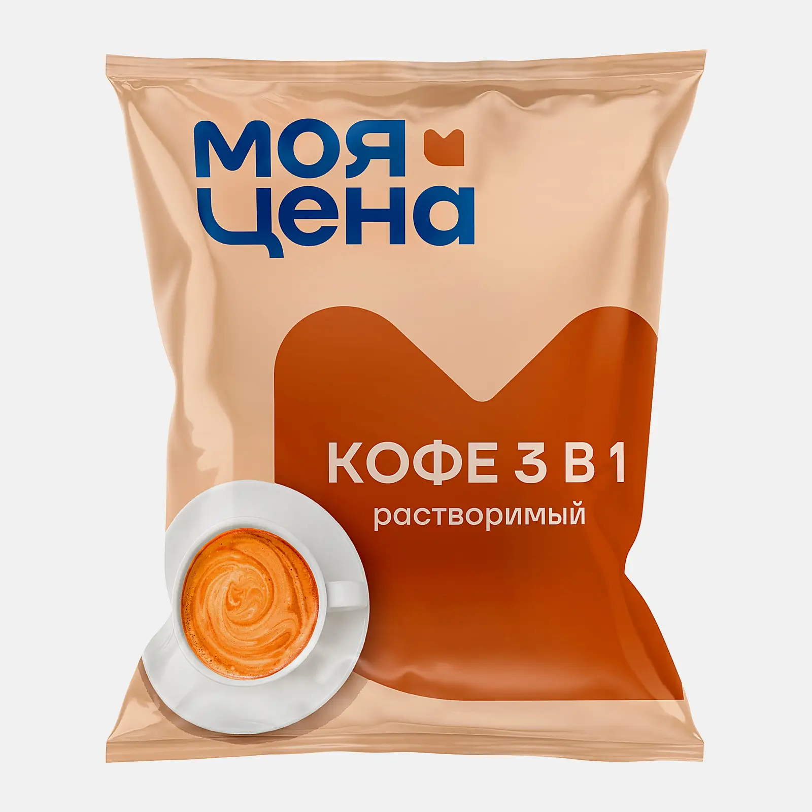 Напиток кофейный растворимый Моя цена 3в1 10пак 180г