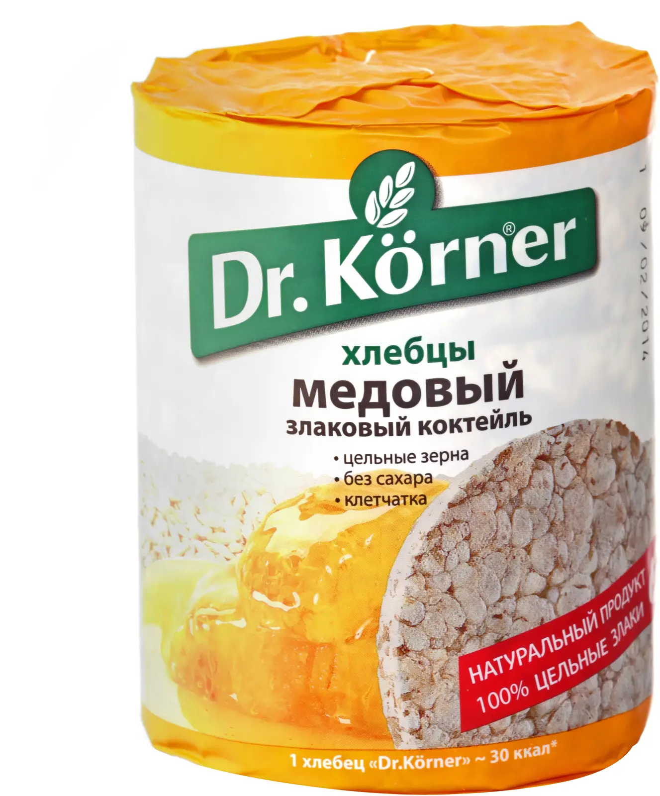 Хлебцы Dr.Korner Злаковый коктейль Медовый 100г — в каталоге на сайте сети  Магнит | Краснодар