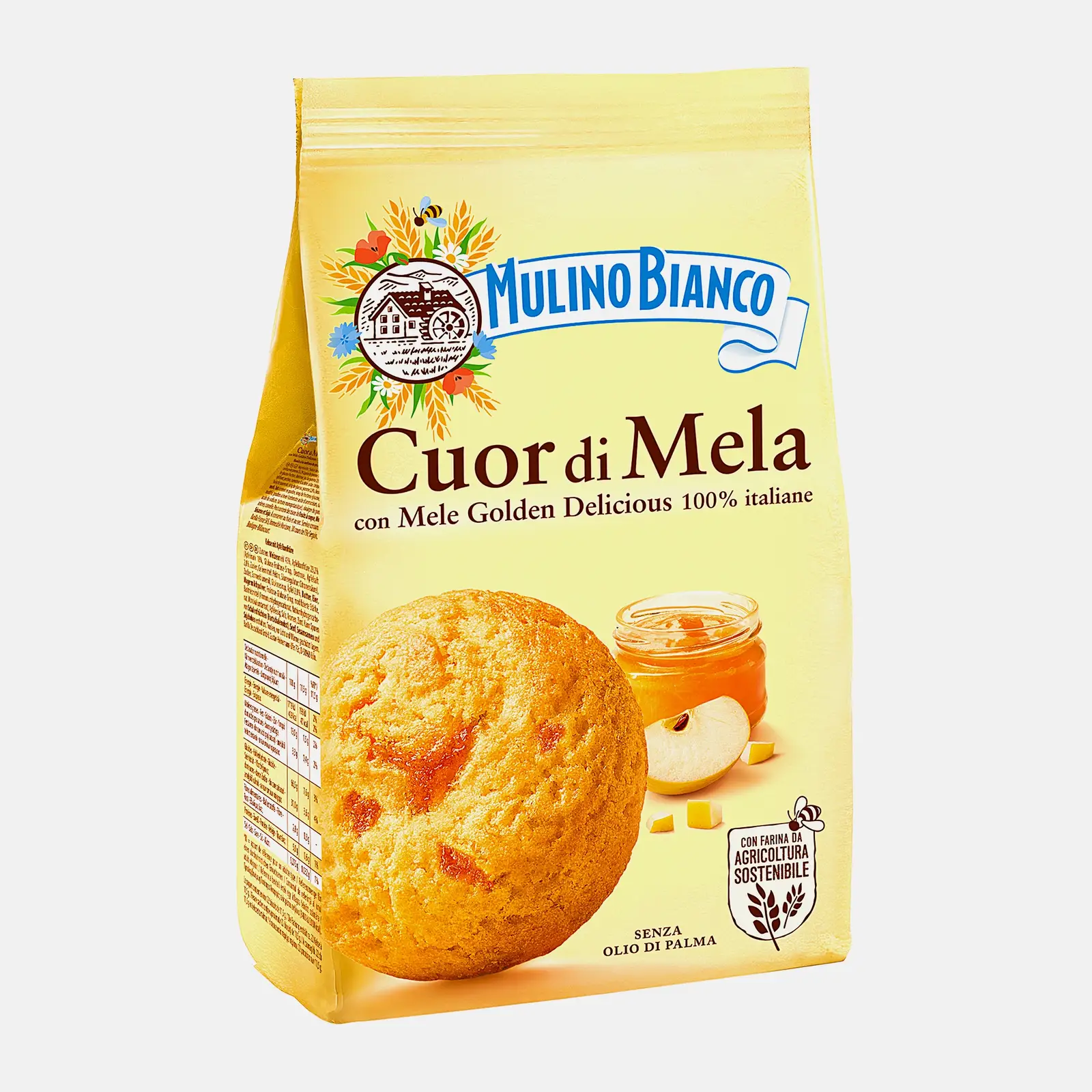 Печенье сдобное с яблочным джемом Mulino Bianco 250г