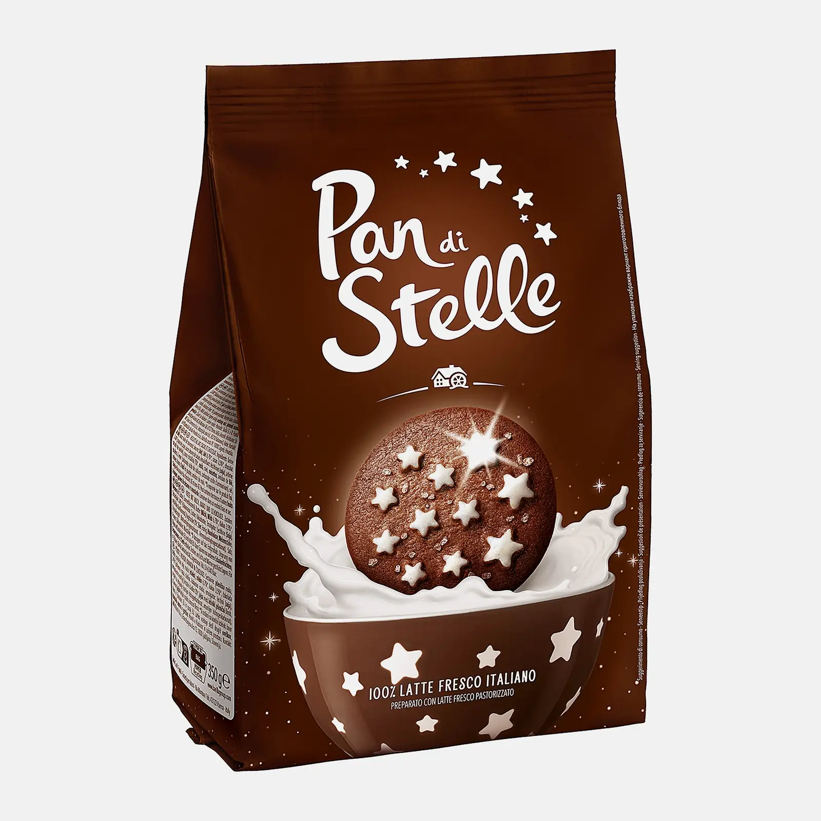 Печенье с какао и шоколадом Mulino Bianco Pan di Stelle 350г - фото 2