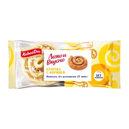 Изображение товара Булочка Легко и вкусно с корицей замороженная 180г