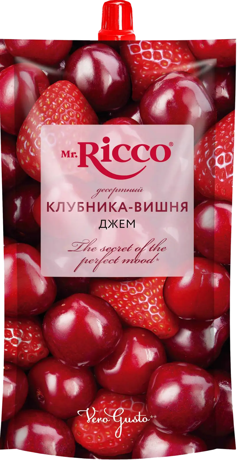 Джем Mr.Ricco Клубника-вишня 300г - Магнит-Продукты