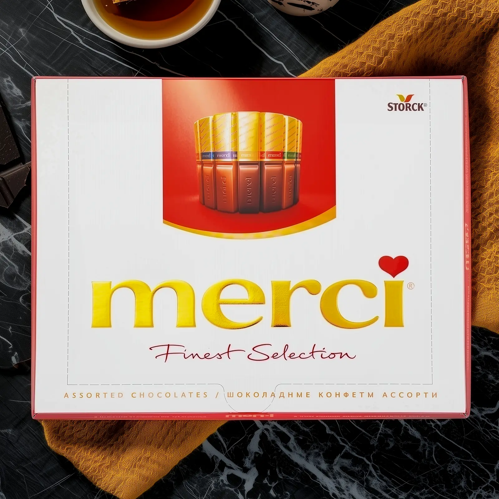 Изображение товара Набор конфет Merci Ассорти 8 видов шоколада 250 г - изысканный европейский десерт