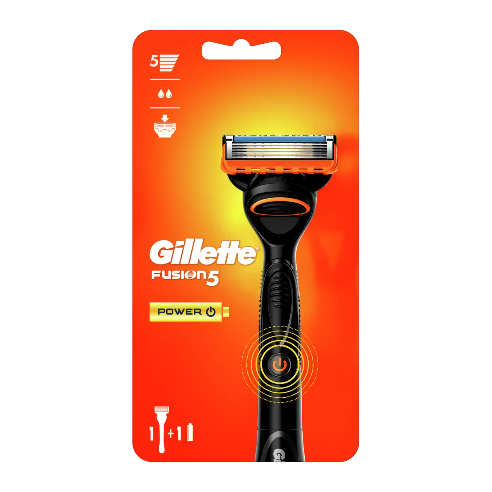 Бритва Gillette Fusion 5 Power со сменной кассетой