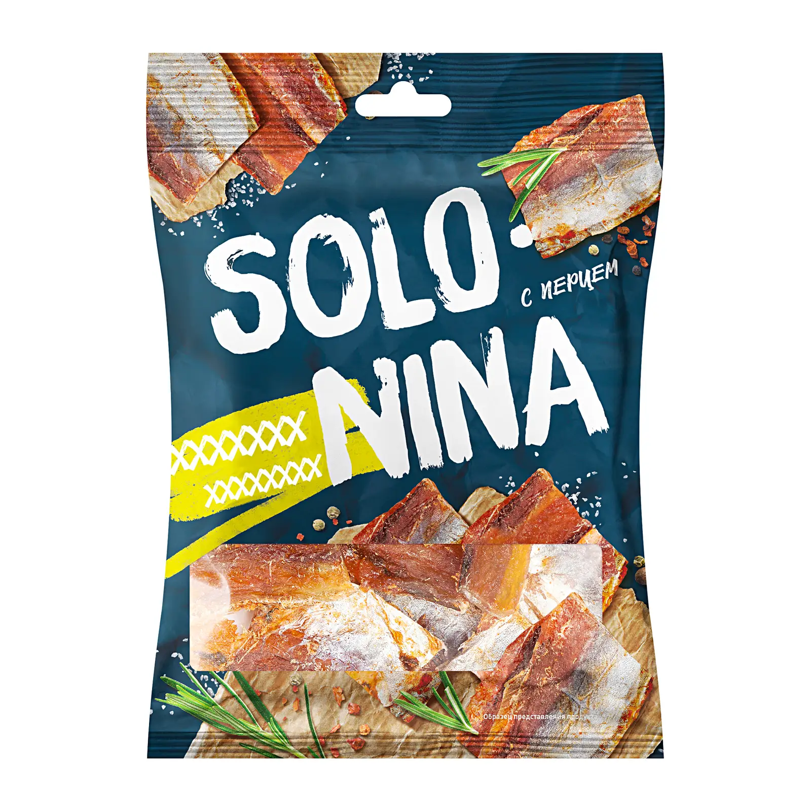 Изображение товара Путассу Solo Nina кусочки с перцем сушено-вяленые 70г