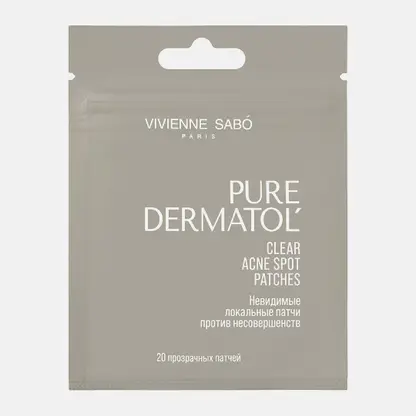 Невидимые локальные патчи против несовершенств Pure Dermatol Vivienne Sabo 20шт