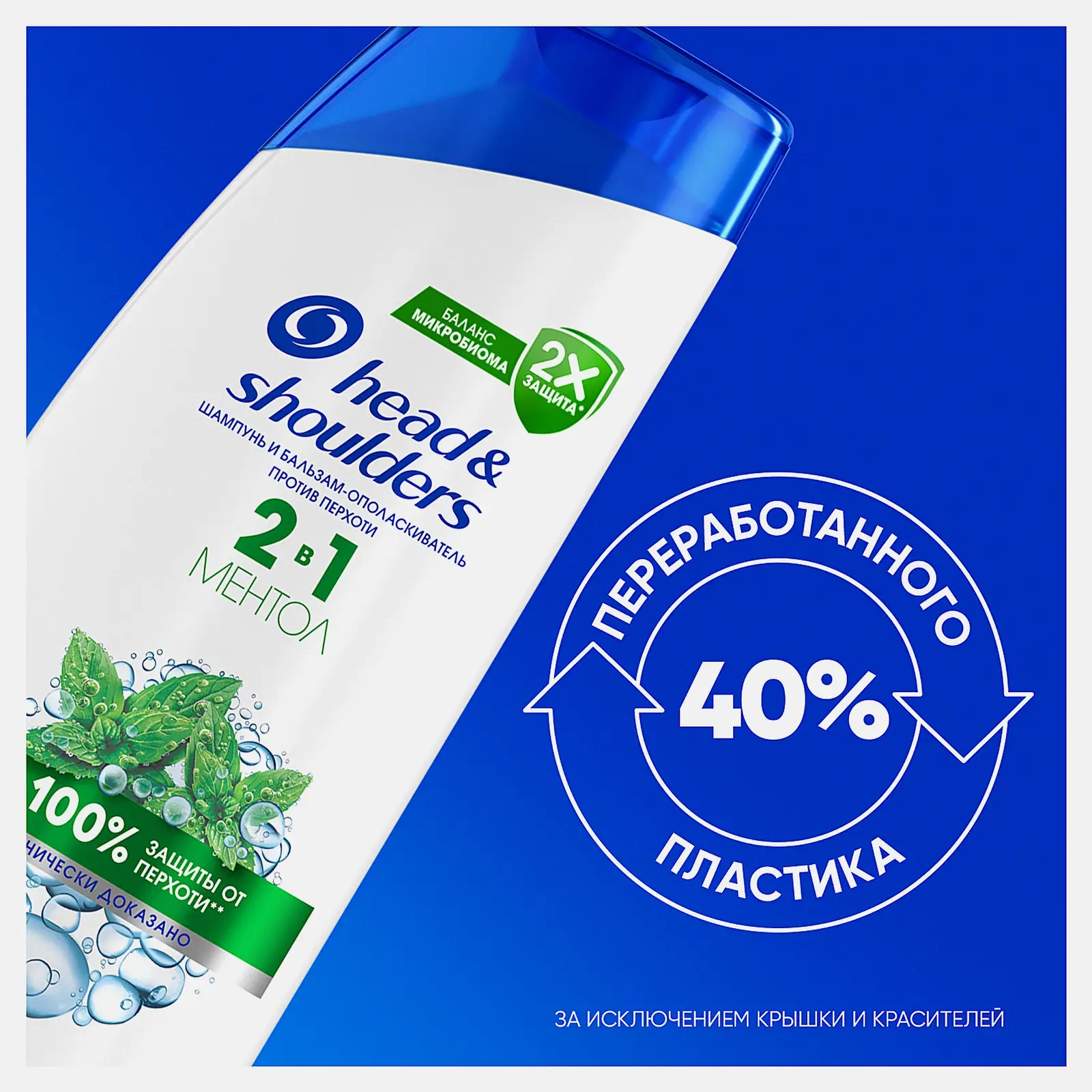 Шампунь и бальзам-ополаскиватель для волос Head&Shoulders Ментол 200мл - фото 4