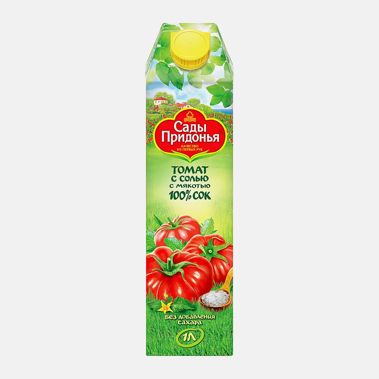 Изображение товара Сок Сады Придонья Томатный 1л натуральный насыщенный вкус