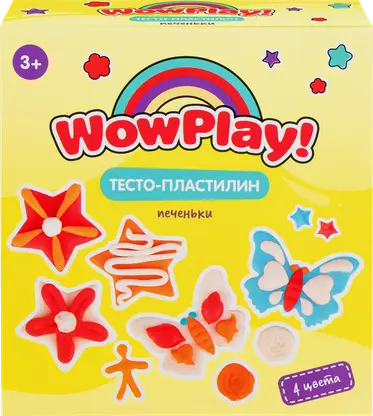 Набор для детской лепки Wow Play Печеньки TA2063 201г 18*19*6.5см