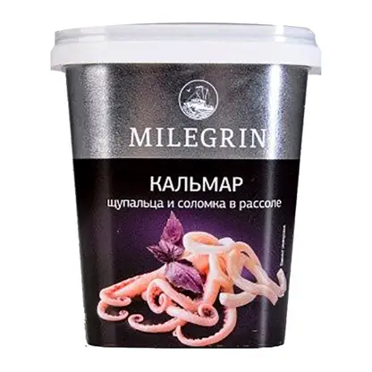 Изображение товара Кальмар Milegrin соломка в рассоле 415г