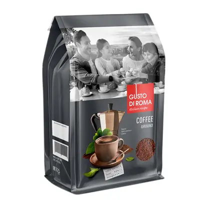 Изображение товара Кофе молотый Gusto Di Roma натуральный 200г арабика средней обжарки
