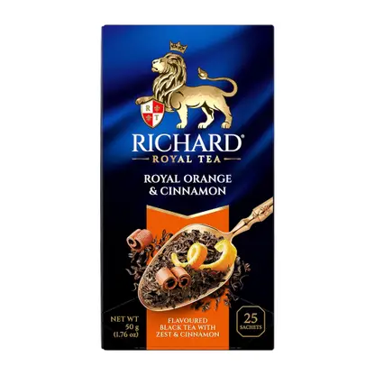 Изображение товара Чай черный Richard Royal Orange&Cinnamon 25пак 50г