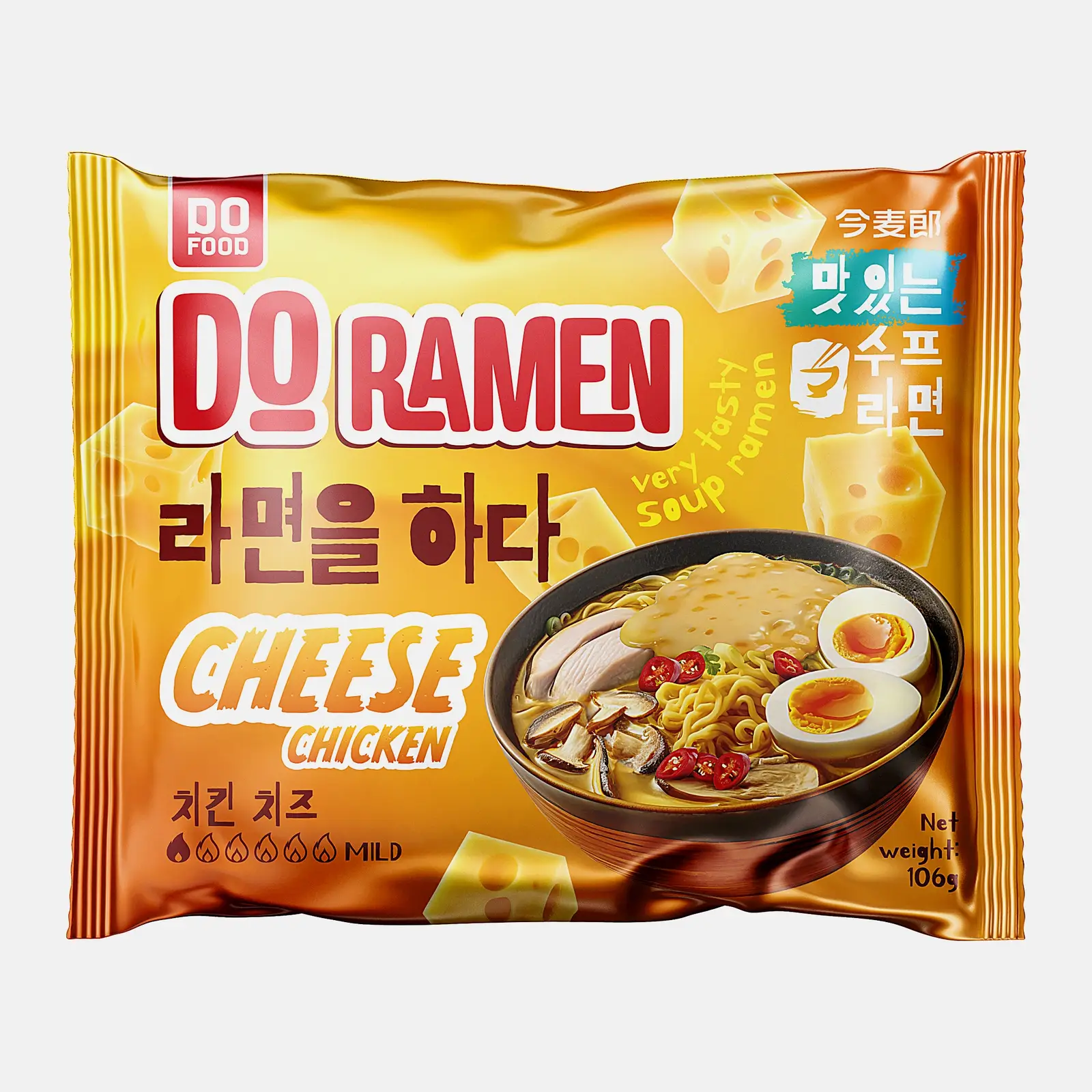 Изображение товара Лапша быстрого-приготовления с сыром со вкусом курицы Do Ramen 106г